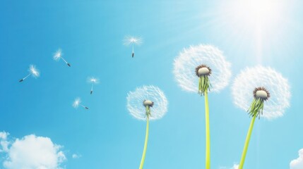 Dandelions in the Sky