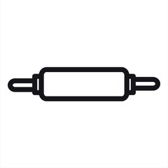 Rolling pin icon vector isolated