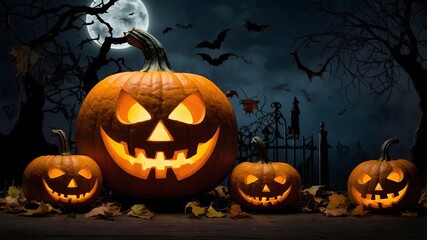 Spectral Halloween Scenes