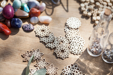 Holzmandalas Bastelmaterial