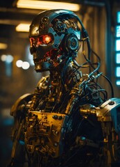 cyber person in the dark