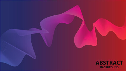 abstract background with ribbon