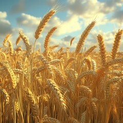 Fototapeta premium grain ripe on field 