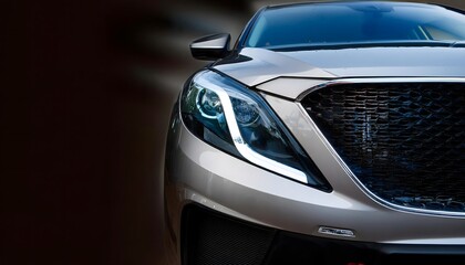 Fototapeta premium Car headlight detail