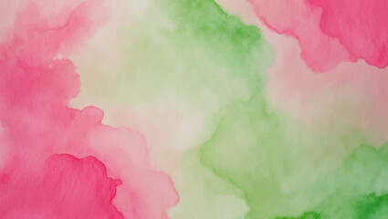 Obraz premium A colorful blend of pink and green hues creating an abstract artistic design