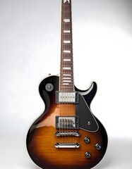 Fototapeta premium electric guitar isolated on white