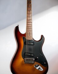 electric guitar isolated on white