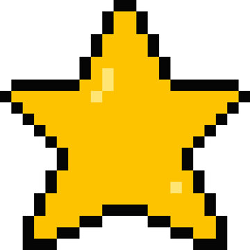 star, pixel star, dot star, pixel art, old game star, a star