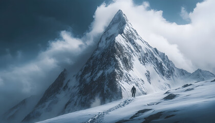 Climbing toward the everlasting peak.