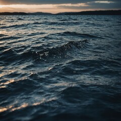 Fototapeta premium Detailed close-up of water droplets on a spider web sparkling in the morning sun