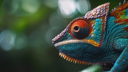 Obraz premium Colorful panther chameleon