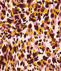 Animal skin decorative texture, leopard leather seamless skin
