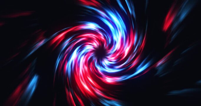 Red blue animation rotation, abstract background, beautiful effect, twirl background, colorful wave, vortex pattern, glow energy.