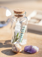 Schutzzauber in einer Flasche 