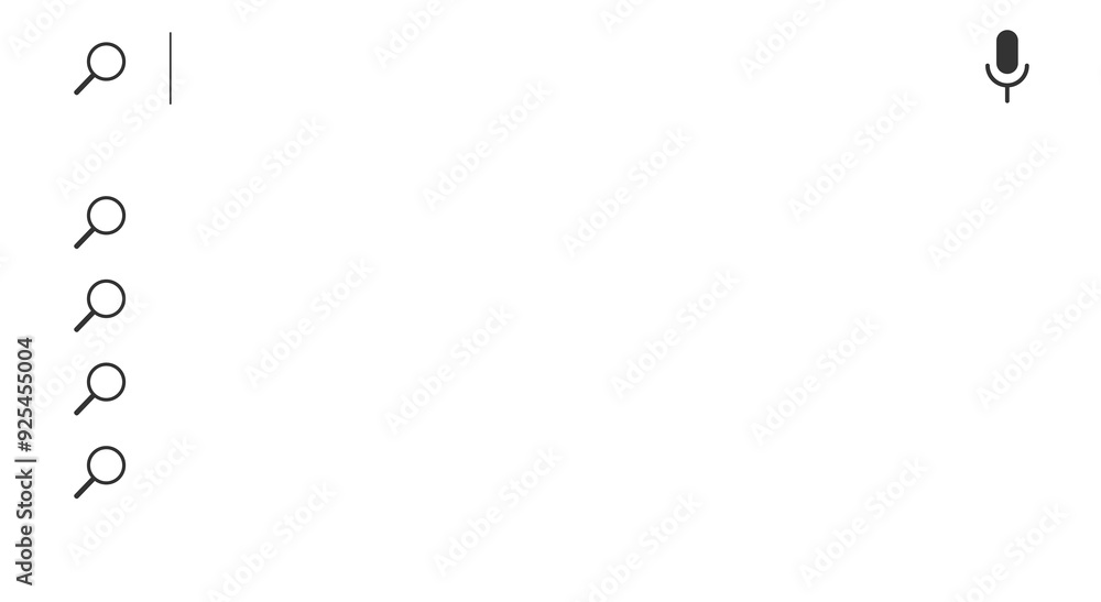 Wall mural search bar internet browser for ui design