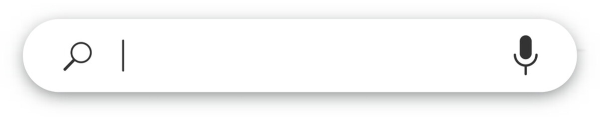 Obraz premium Search bar Internet browser for UI design