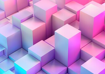 Obraz premium Abstract Geometric Background with Pastel Colors