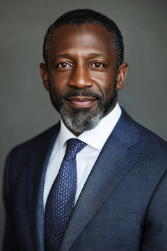 Financial Advisor, headshot portrait photo of a black male