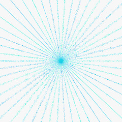 Obraz premium Teal Ocean Multicolor Fluid Ripple Radiating Sun Rays Wavy Lines Flow Colorful Abstract Brilliant Pattern White 372