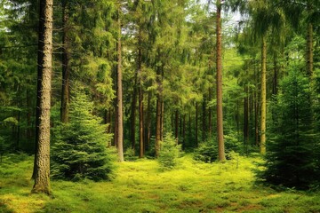 Serene Forest Scene