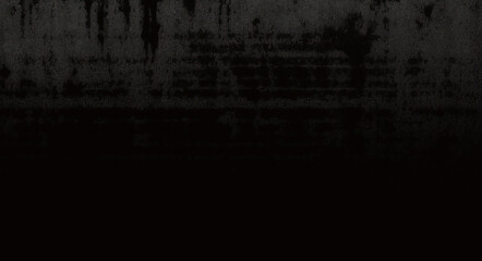 Fototapeta premium Fondo de hormigón con textura grunge negro oscuro. Panorama de fondo o textura de pizarra negra gris oscuro. Textura de hormigón negro vectorial. Fondo de pared de piedra. 