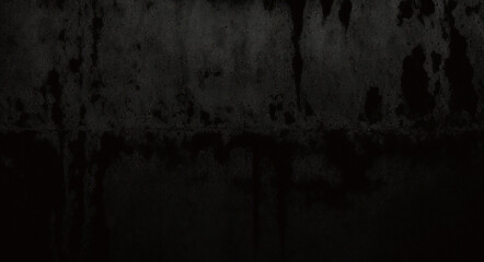 Obraz premium Fondo de hormigón con textura grunge negro oscuro. Panorama de fondo o textura de pizarra negra gris oscuro. Textura de hormigón negro vectorial. Fondo de pared de piedra. 