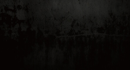 Obraz premium Fondo de hormigón con textura grunge negro oscuro. Panorama de fondo o textura de pizarra negra gris oscuro. Textura de hormigón negro vectorial. Fondo de pared de piedra. 