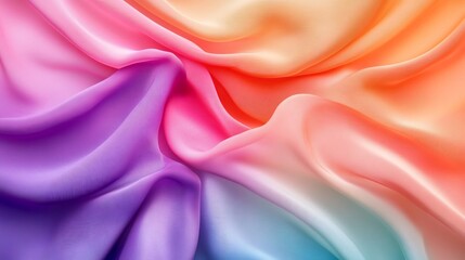 Obraz premium Assorted colorful fabric rolls arranged side by side