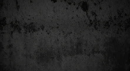 Fondo de hormigón con textura grunge negro oscuro. Panorama de fondo o textura de pizarra negra gris oscuro. Textura de hormigón negro vectorial. Fondo de pared de piedra.	