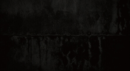 Obraz premium Fondo de hormigón con textura grunge negro oscuro. Panorama de fondo o textura de pizarra negra gris oscuro. Textura de hormigón negro vectorial. Fondo de pared de piedra. 