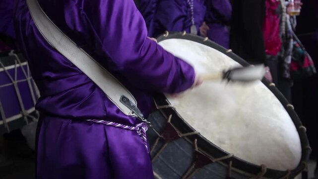 easter drummers in calanda spain