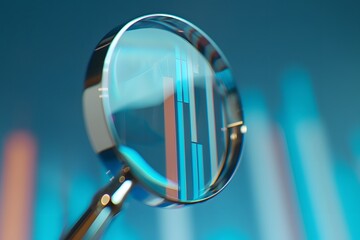 magnifying glass on the table