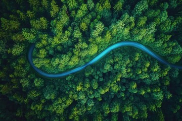 Winding Forest Road