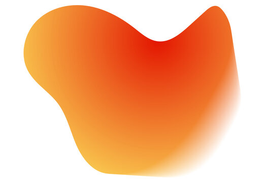 Vibrant liquid gradient style shapes