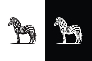 Zebra vector illustration silhouette vector illustration design.