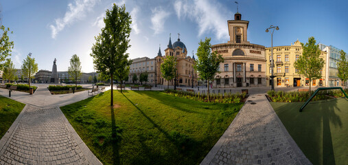  Miasto Łódź- widok na Plac Wolności. © Tomasz Warszewski