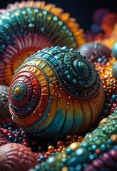 abstract texture pattern of vibrant colors