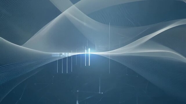 Abstract Digital Background of Technology and Networks Generative AI