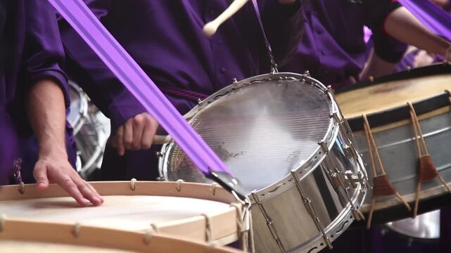 easter drummers in calanda spain