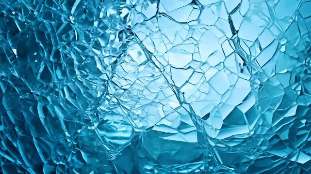 Shimmering fragments of ice scatter light beautifully, creating an intricate pattern that captivates with its delicate, crystalline structures