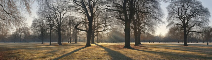 Morning Rays in the Park