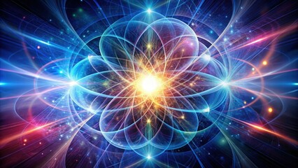 Abstract of quantum energy movement, quantum, energy, movement, abstract,science, technology, futuristic