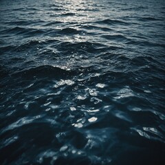 Naklejka premium The intricate textures of water’s surface displayed through intimate macro shots