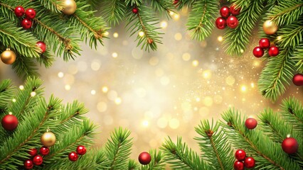 Christmas tree branches background , holiday, festive, winter, green, decorations, seasonal, evergreen