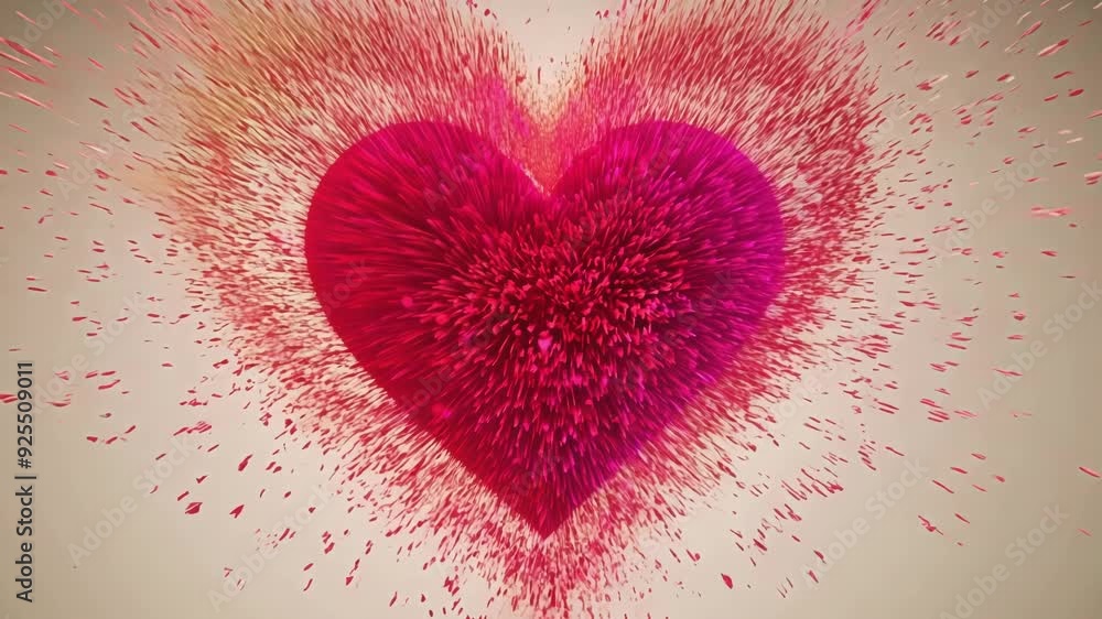 Poster from subtle pops to bigger bursts this red and pink heart symbol pop burst adds depth and dimension 