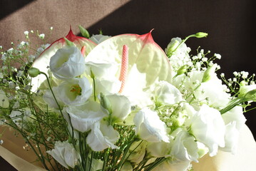 bouquet of roses in a vase