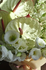 bouquet of white flowers