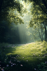 Obraz premium Fantasy a beautiful pasture 