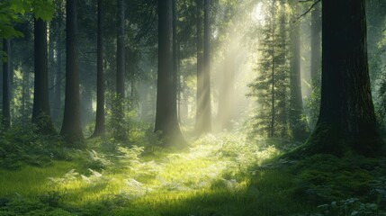 Sunlit Forest