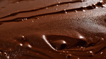 fresh liquid chocolate texture